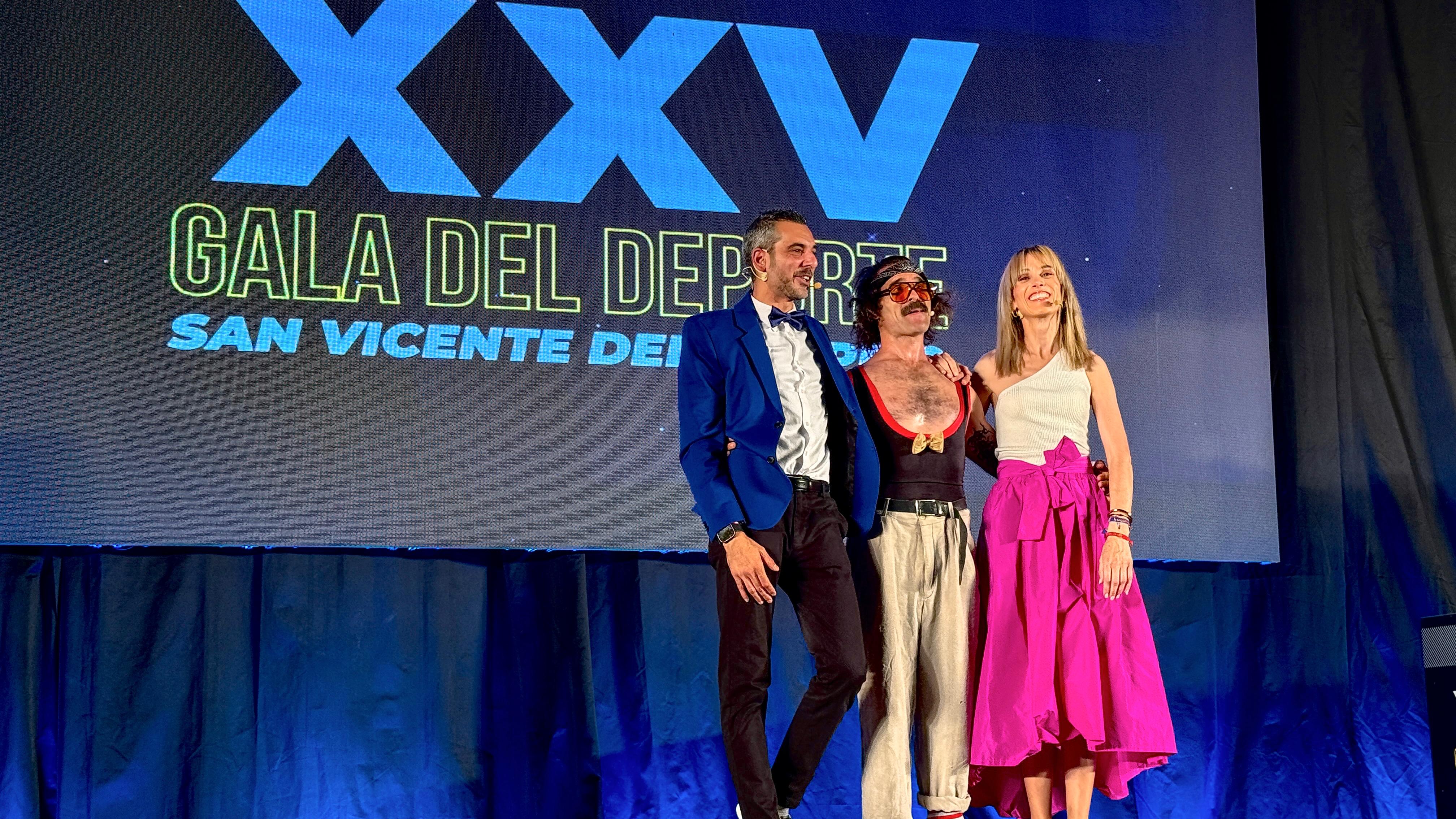 Los presentadores de la 25ª edición de la Gala del Deporte