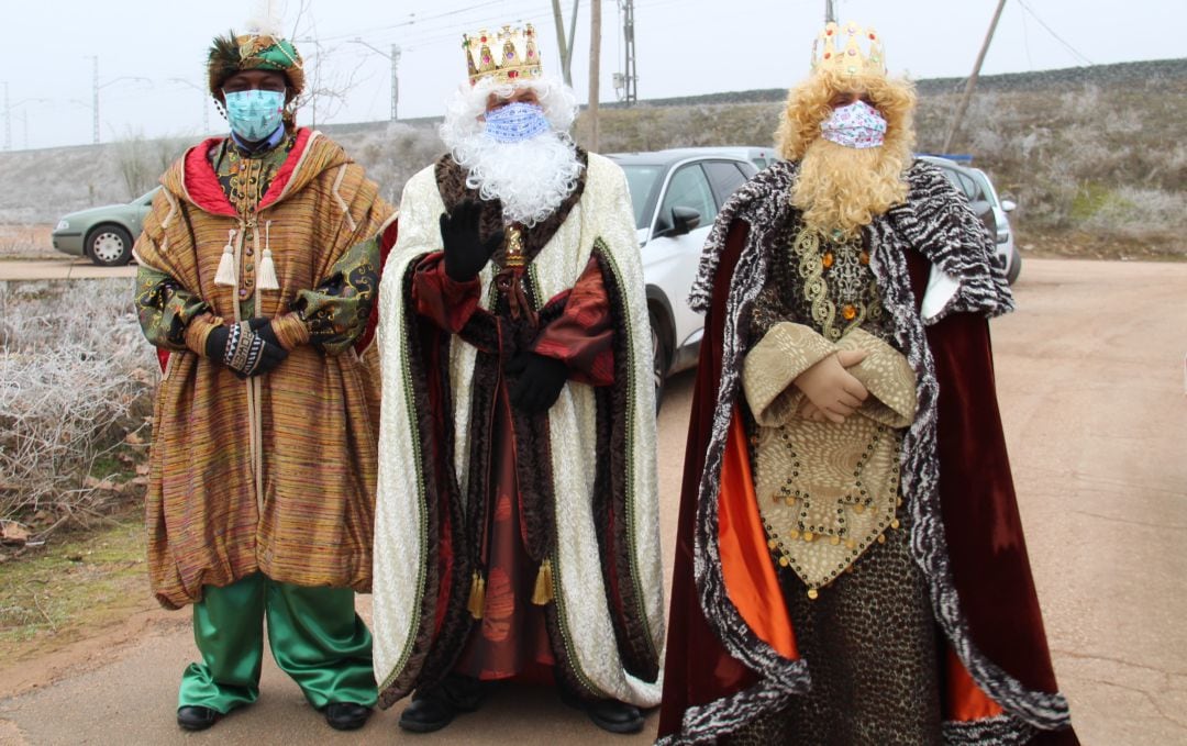 Los Reyes Magos durante la Cabalgata de 2020