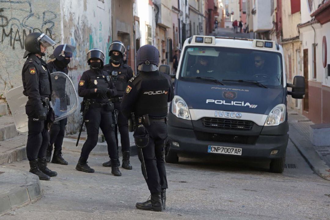 Operativo policial contra el narcotráfico en el Campo de Gibraltar
