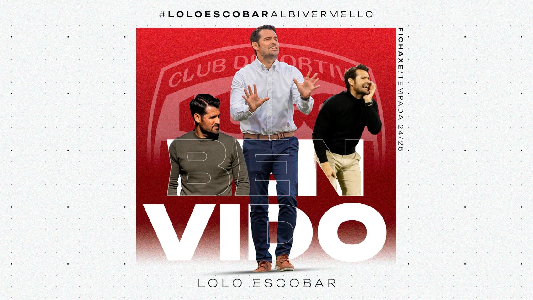 Lolo Escobar, nuevo entrenador del CD Lugo