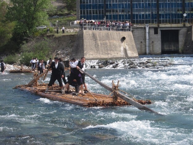 Los nabateros de Sobrarbe descenderán este domingo por el río Cinca desde Laspuña hasta Aínsa.