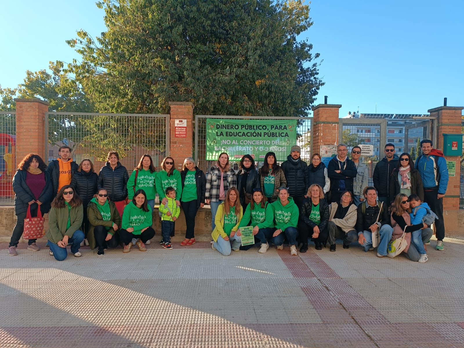 Concentración en el Pedro J. Rubio