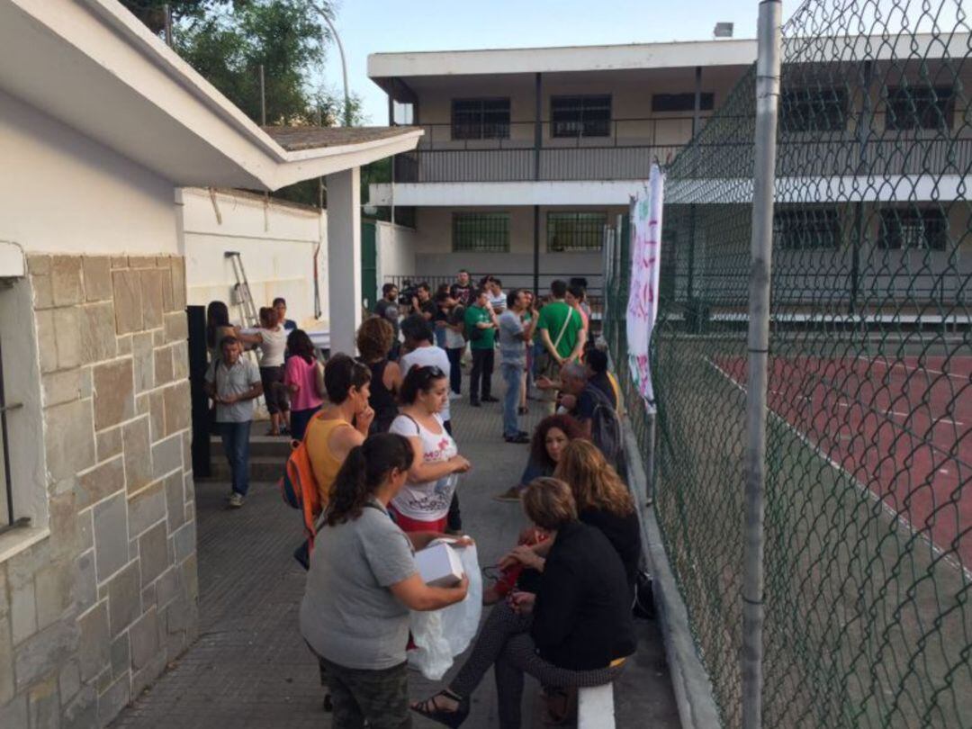 Encierro organizado en 2017 por el AMPA del Colegio La Institución