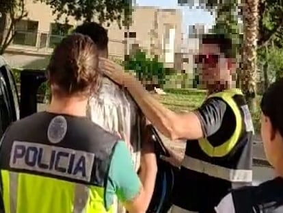 Los detenidos tras la investigación de la Policía Nacional