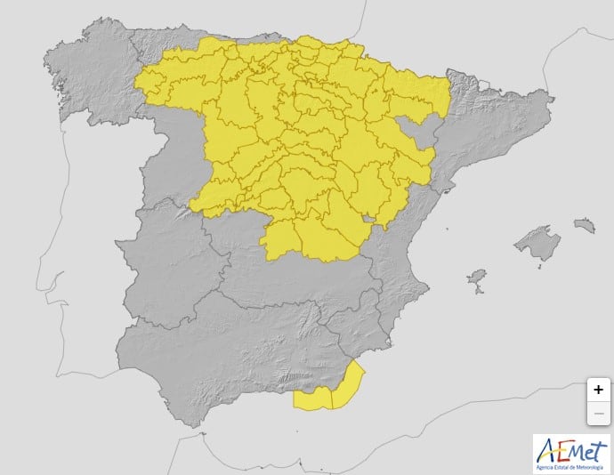 Riesgo amarillo por lluvia y tormentas para este viernes 30 de agosto.