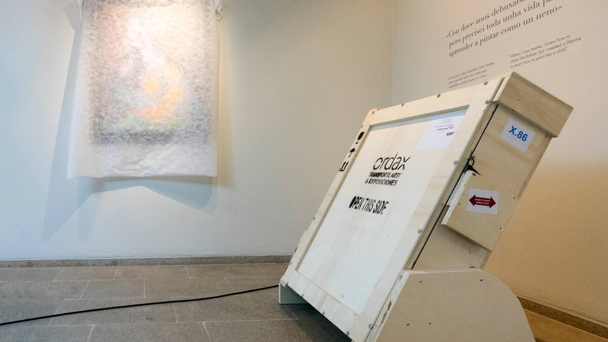 Todo listo para la inauguración el jueves de la exposición sobre Picasso en A Coruña