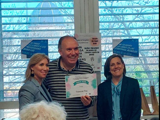 Paco Pou, en l'entrega del premi a Massamagrell