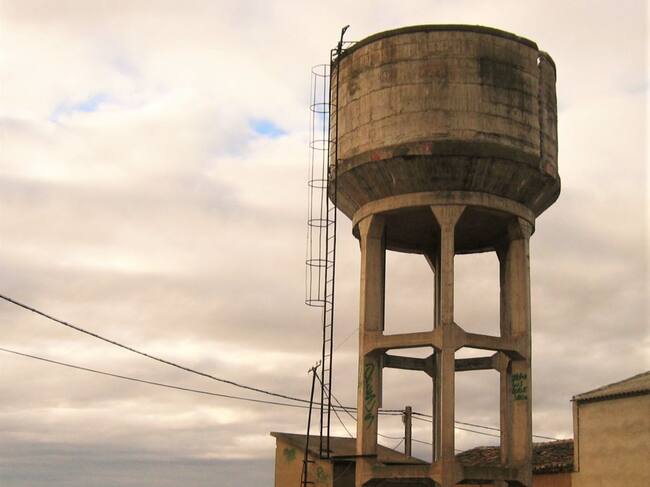 Antiguo depósito de agua de una localidad palentina