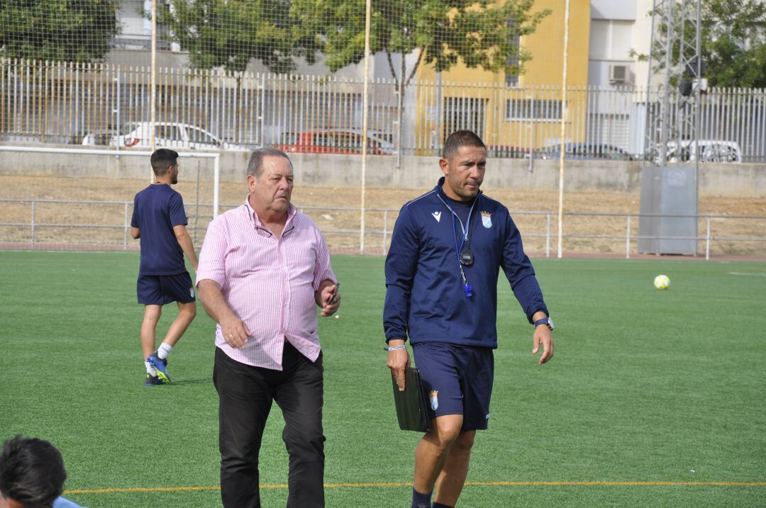 Juan Carlos Gómez durante el entrenamiento del viernes en La Granja 
