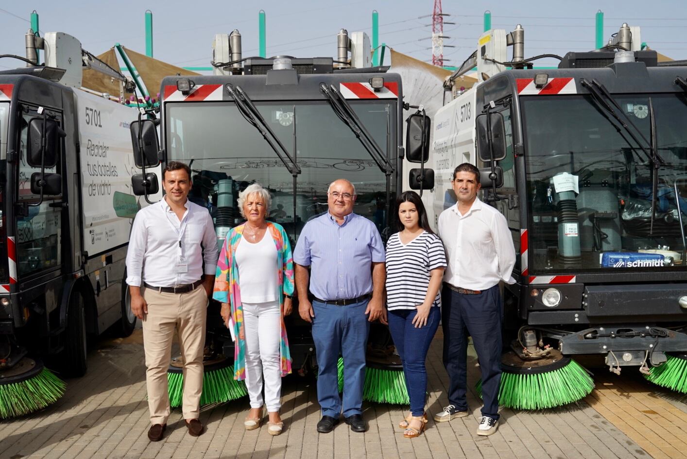 Incorporación de siete máquinas barredoras a la flota de Limasam (Málaga)