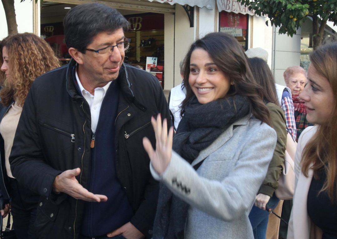 Juan Marín e Inés Arrimadas en una imagen de archivo