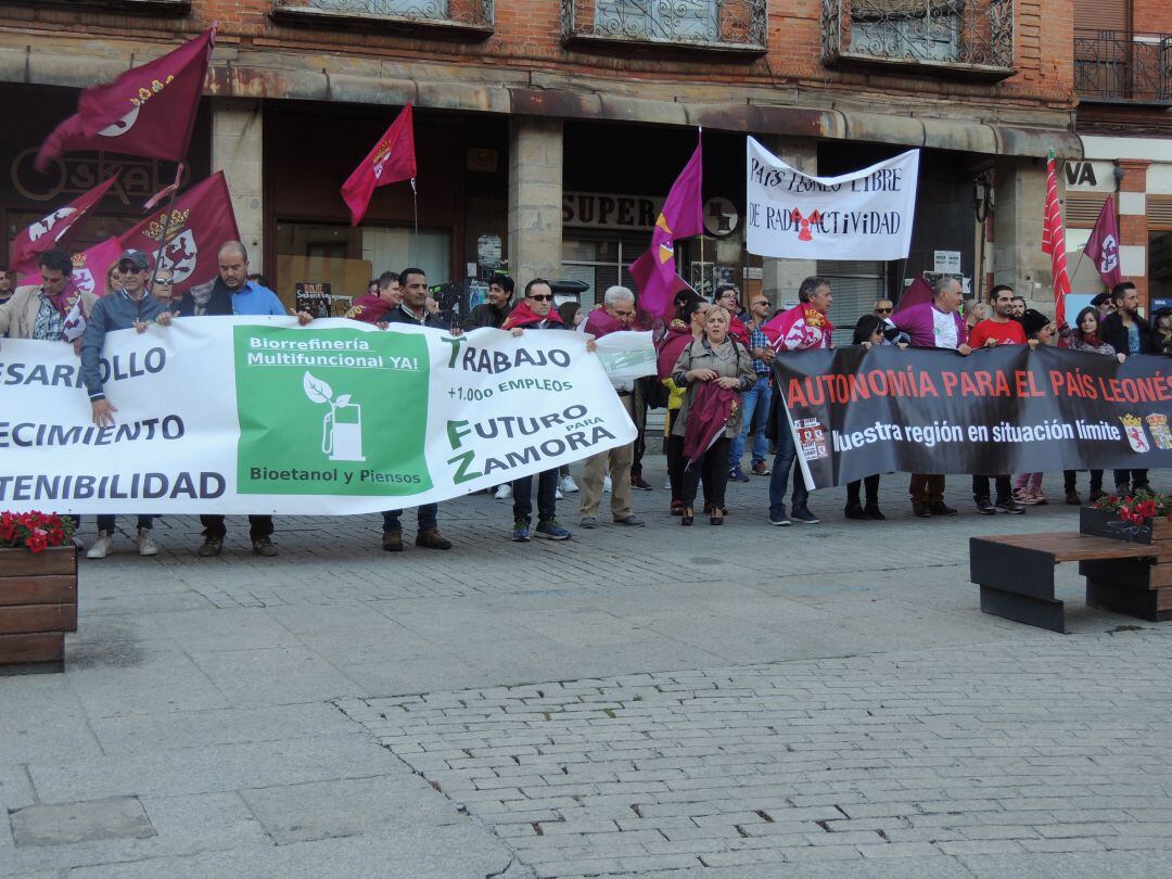 Manifestación leonesista en Benavente