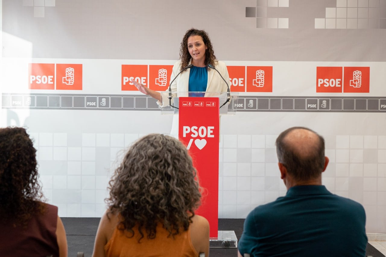 Begoña Hernández, portavoz del PSOE en el Ayuntamiento de Tinajo.