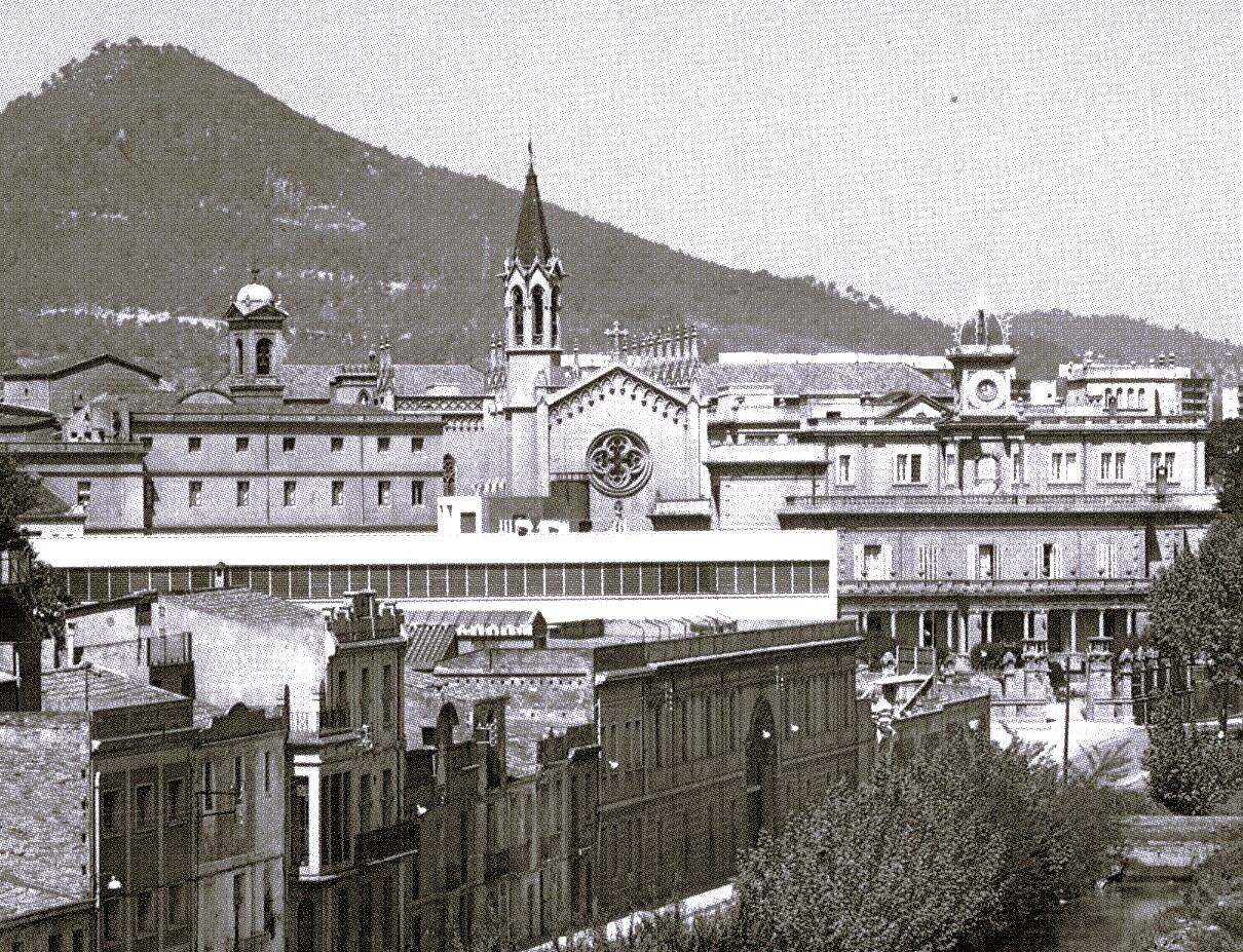 El carrer del Doctor Antoni Pujadas i les institucions psiquiàtriques, a la dècada 1960-1970 (Arxiu Històric Municipal de Sant Boi de Llobregat)