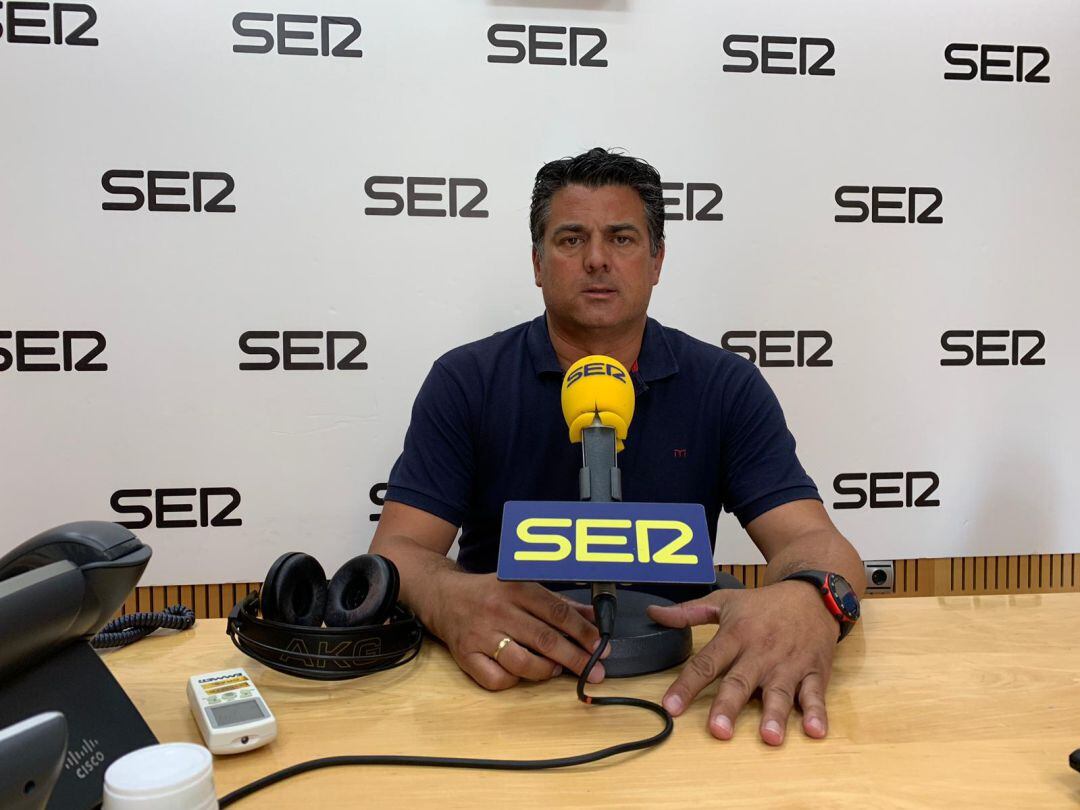 Julio Algar, director deportivo del Real Murcia, en la SER