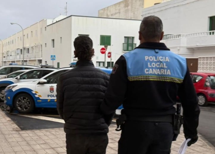 Okupa detenido en Arrecife, Lanzarote.