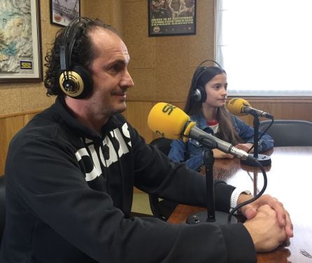 Jaime y Lucía Romero, durante la entrevista en SER Cuenca