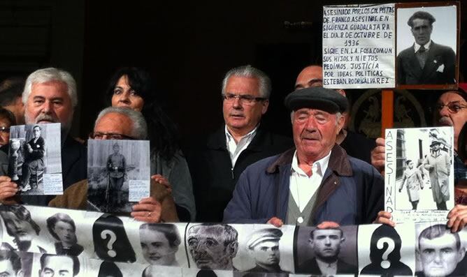 El magistrado en un acto organizado por la Plataforma por la Comisión de la Verdad.