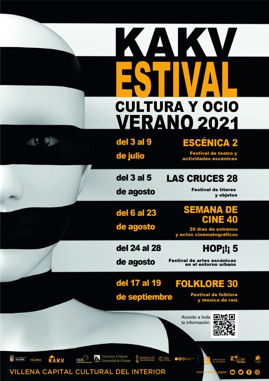 Cartel del evento cultural del verano