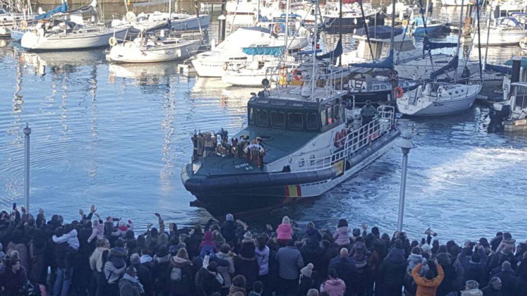 Llegada Reyes Magos a Gijón.