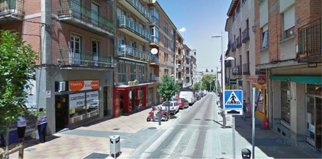 Una de las calles comerciales de Segovia