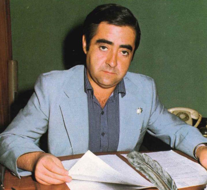 Ricardo García García-Ochoa en el programa de Fiestas Patronales de 1981