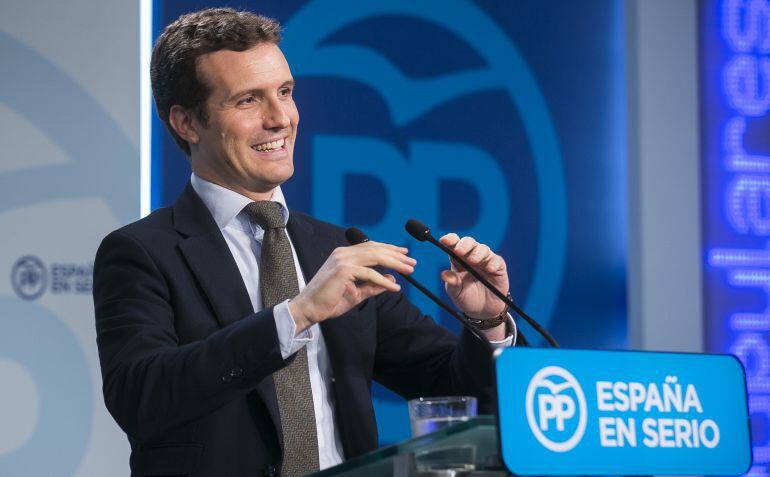 Pablo Casado, dirigente del PP