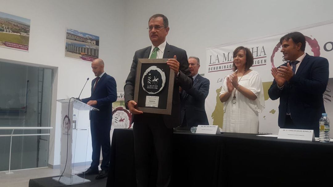 Pedro Carreño, premiado por la DO &#039;La Mancha&#039;