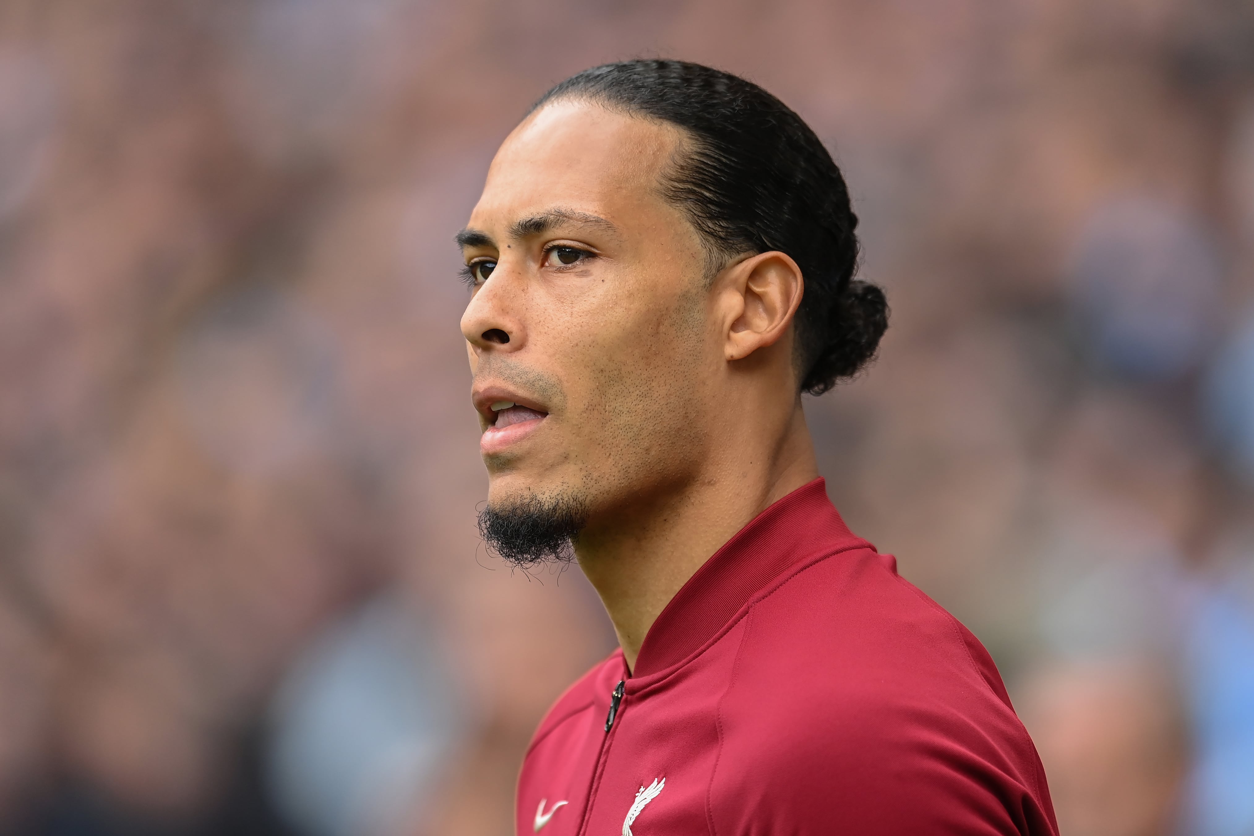 Virgil van Dijk, futbolista del Liverpool FC, en el Etihad Stadium