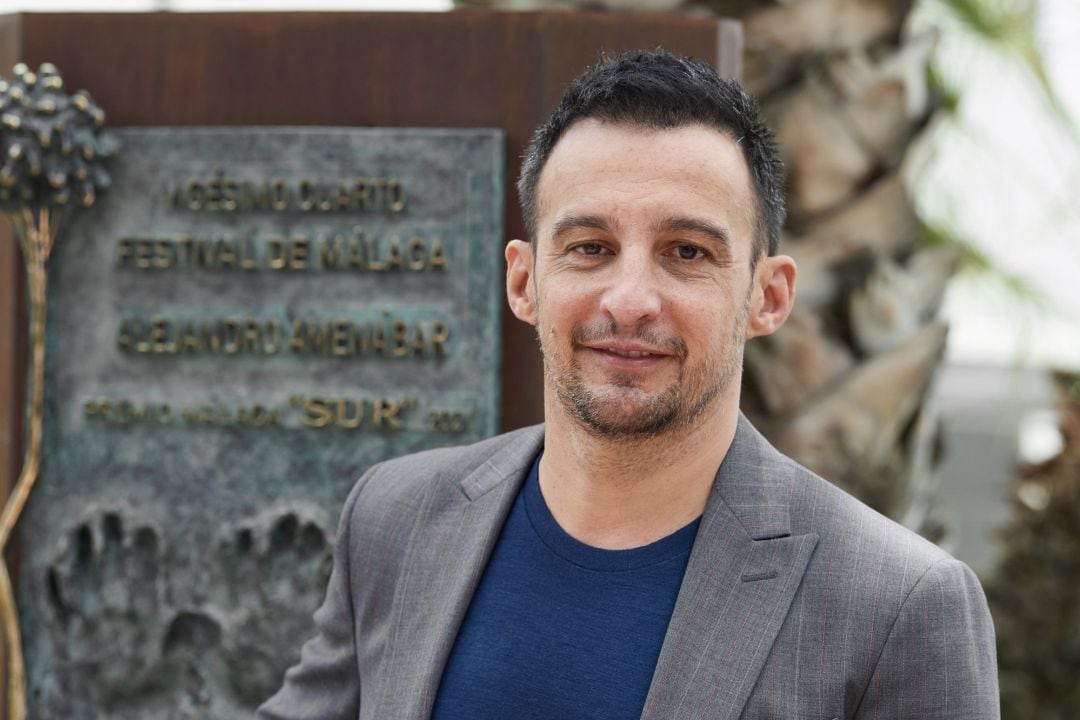 MALAGA, SPAIN - JUNE 05: Director Alejandro Amenabar receives the &#039;Malaga Sur&#039; award during the 24th Malaga Film Festival on June 05, 2021 in Malaga, Spain