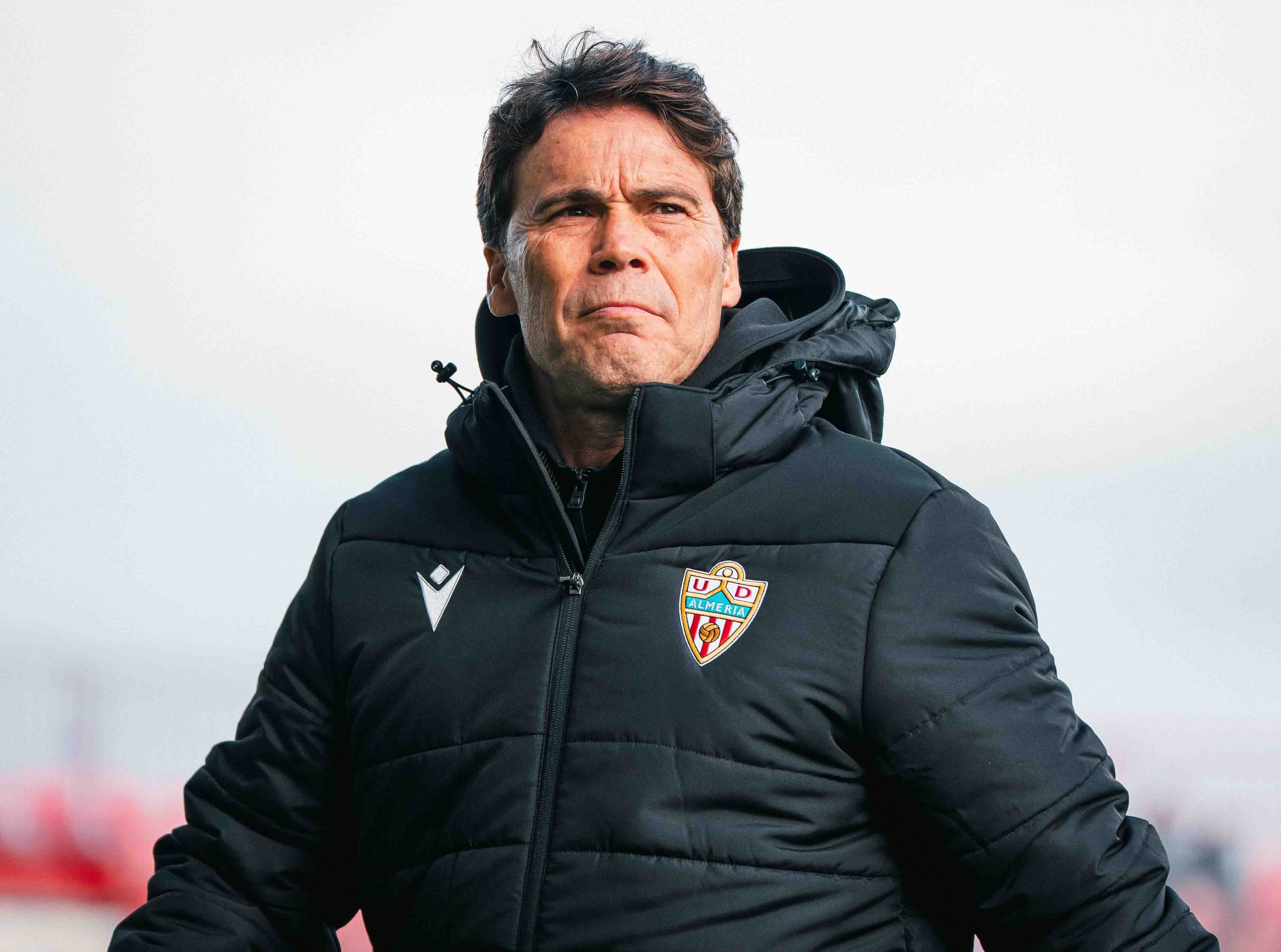 Rubi en el Estadio Municipal de Anduva.