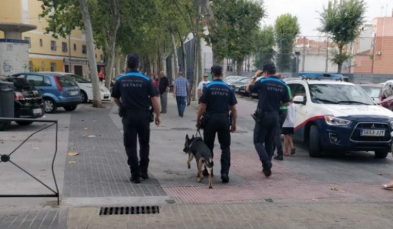 Policías Getafe