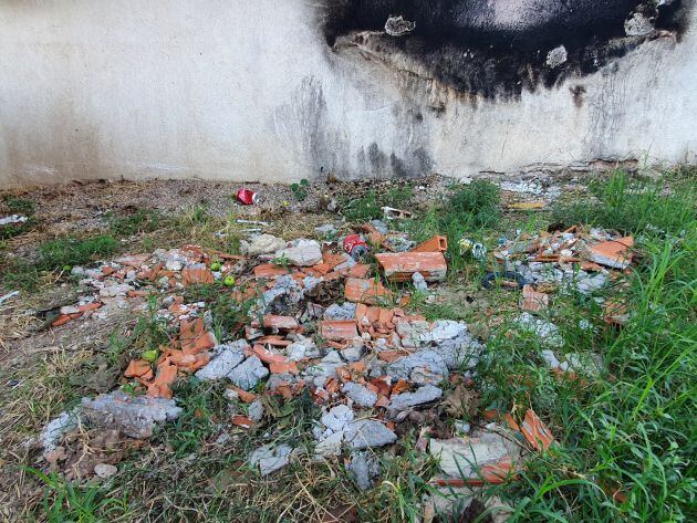 Así esta el entorno de las alquerías de la calle Olba en Marxalenes