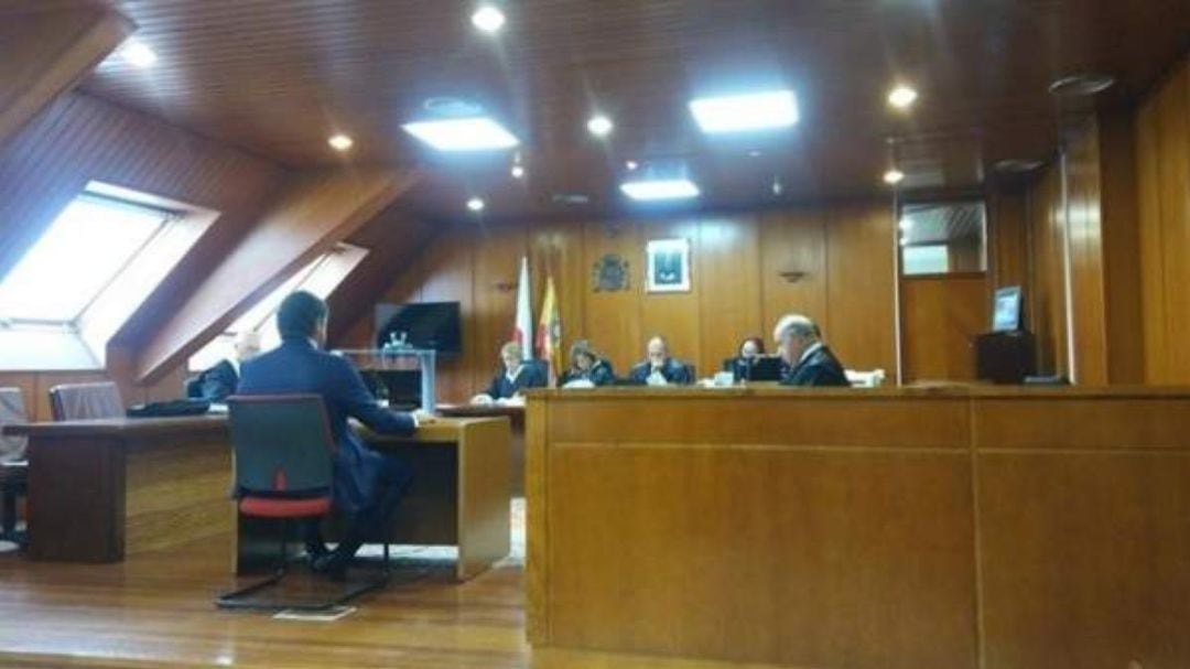 Imagen del juicio celebrado contra el sargento de la Policía Local de Santander