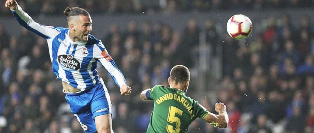 Un momento del partido