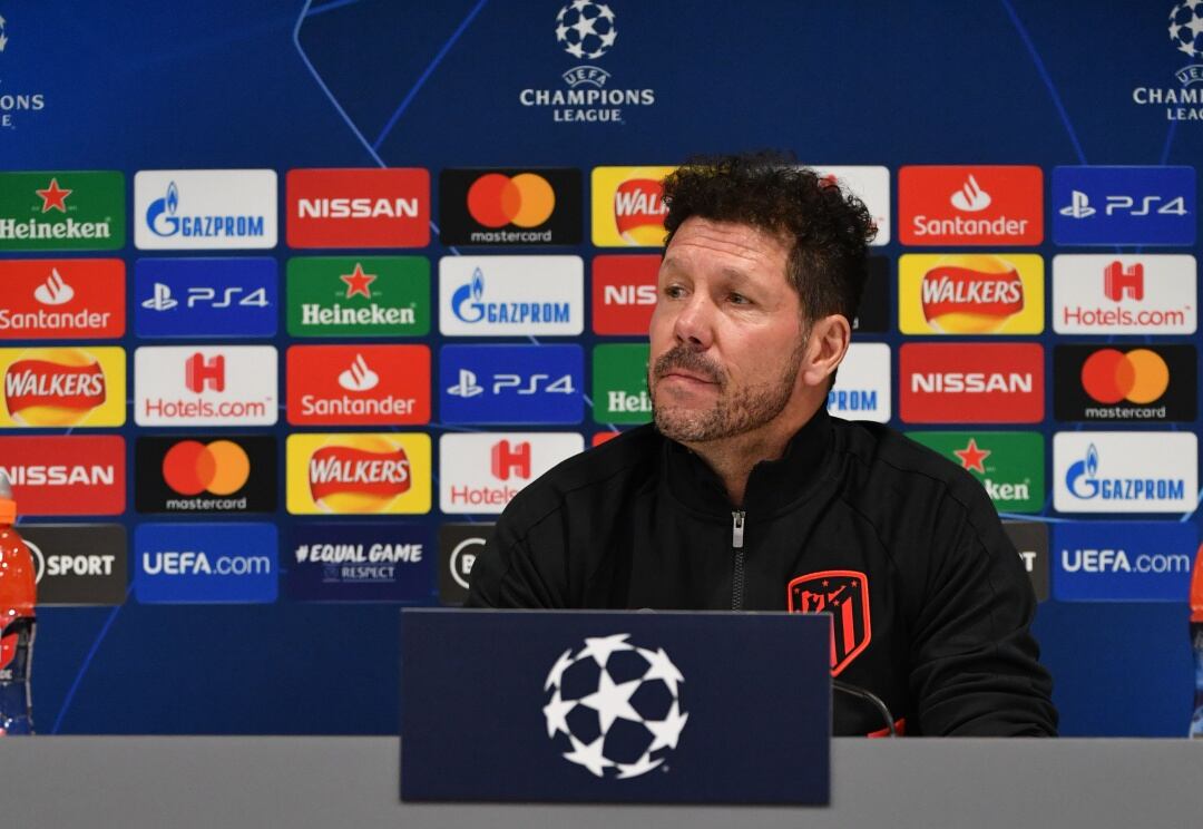 Simeone en rueda de prensa pre-partido, desde Anfield