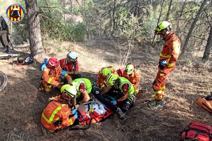 Intervención en Anna (Foto: Consorcio de Bomberos)