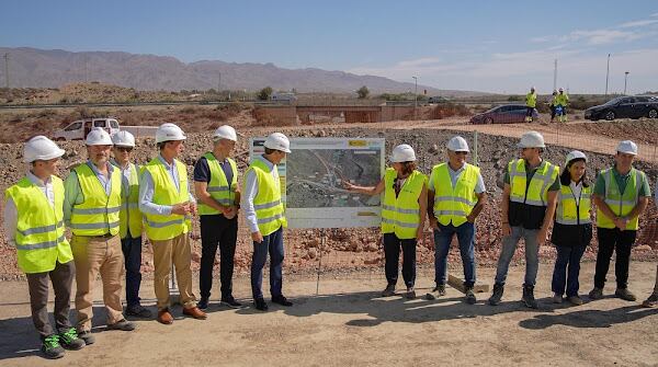En otoño se colocarán las vigas que sostendrán los pasos elevados del AVE en Viator.