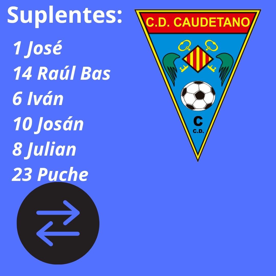 Suplentes del Caudetano