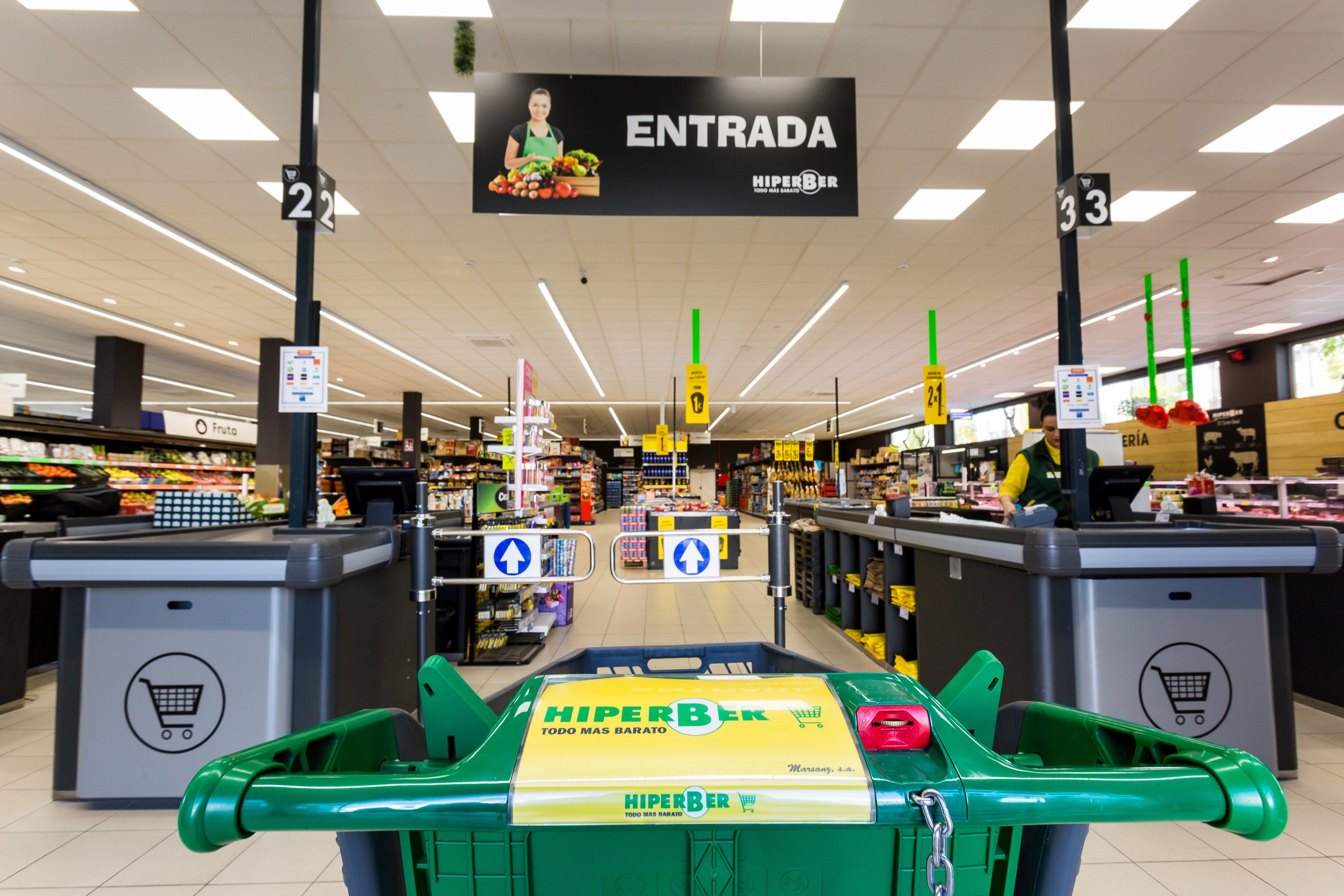 Imagen de archivo del supermercado Hiperber