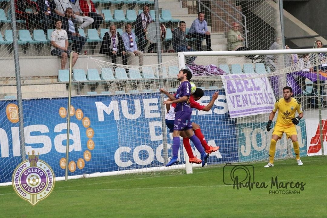 Imagen del partido del Palencia Cristo Atlético frente al Atlético Tordesillas