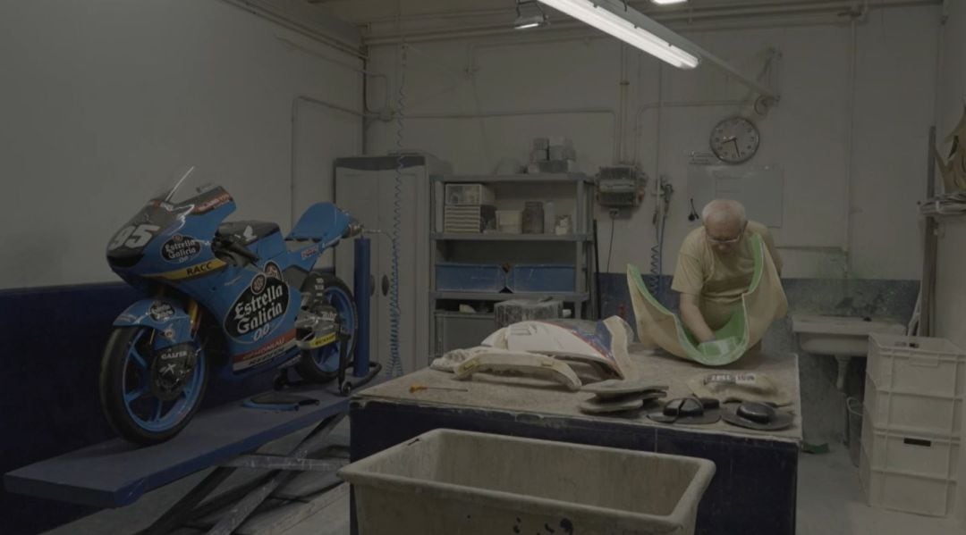 parte de la muestra de la artesanía dentro del motociclismo