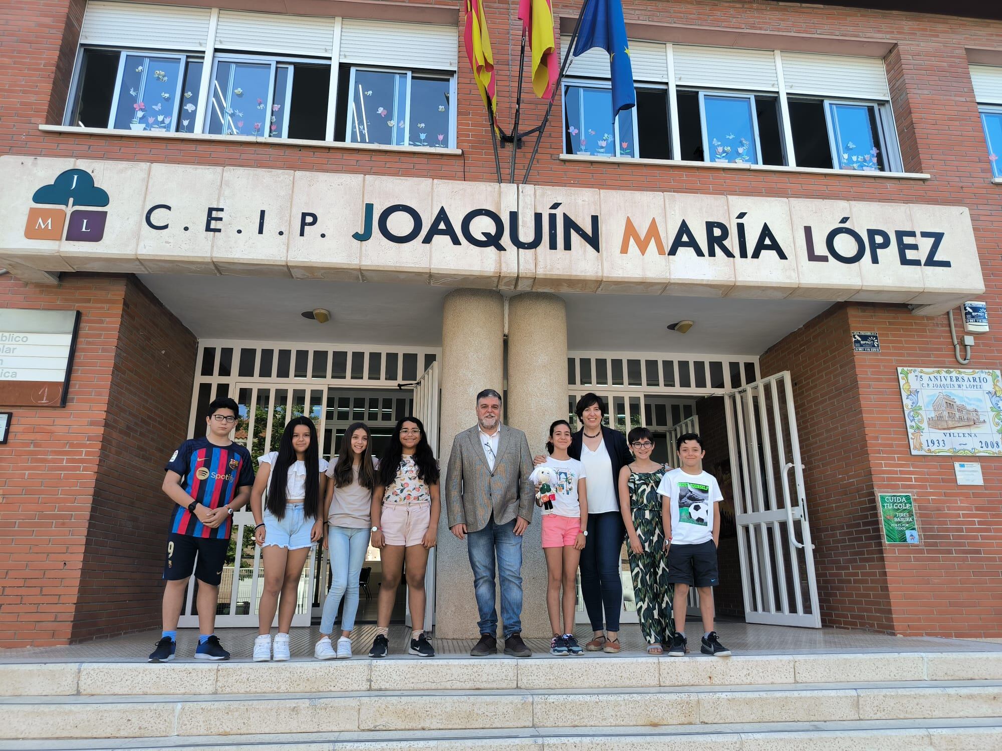 Visita al colegio