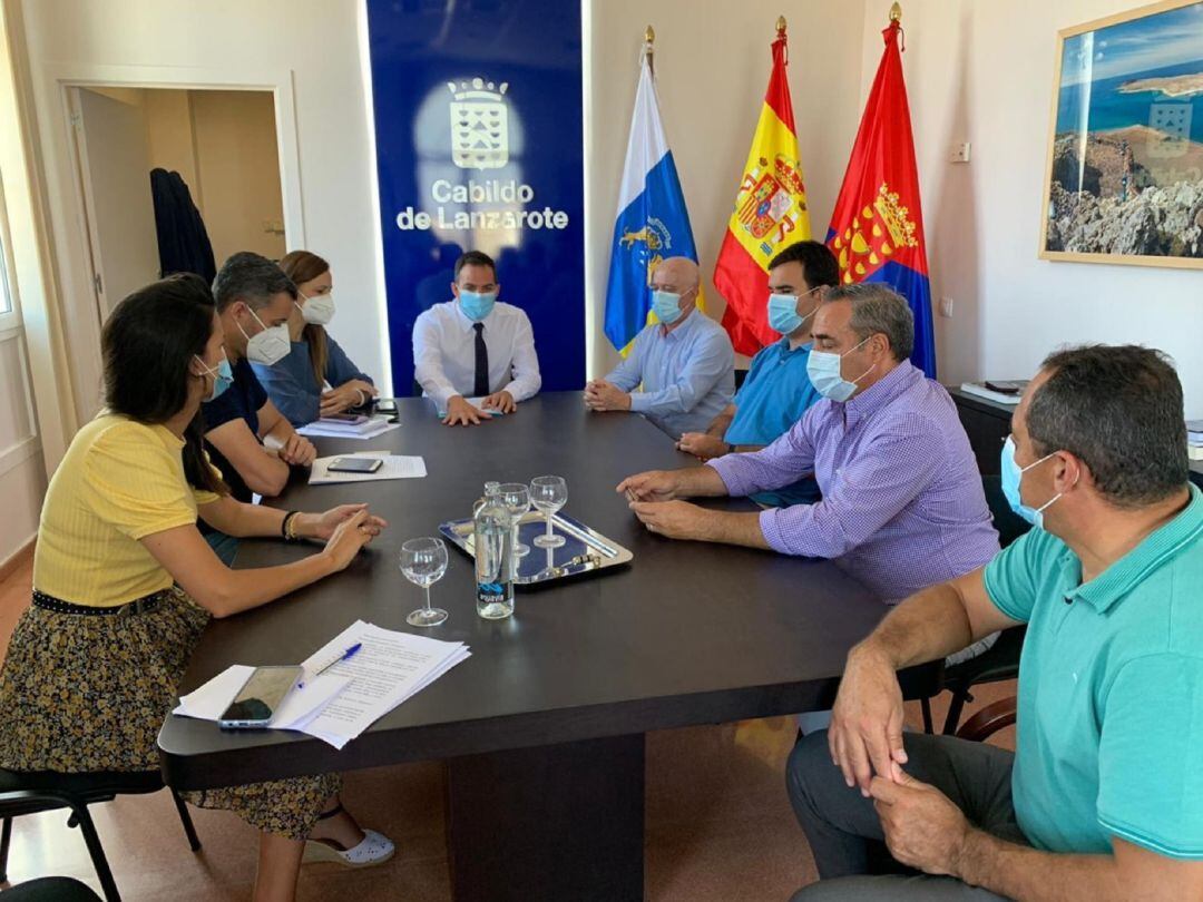 Consejeros y asesores del PP en el Cabildo de Lanzarote.