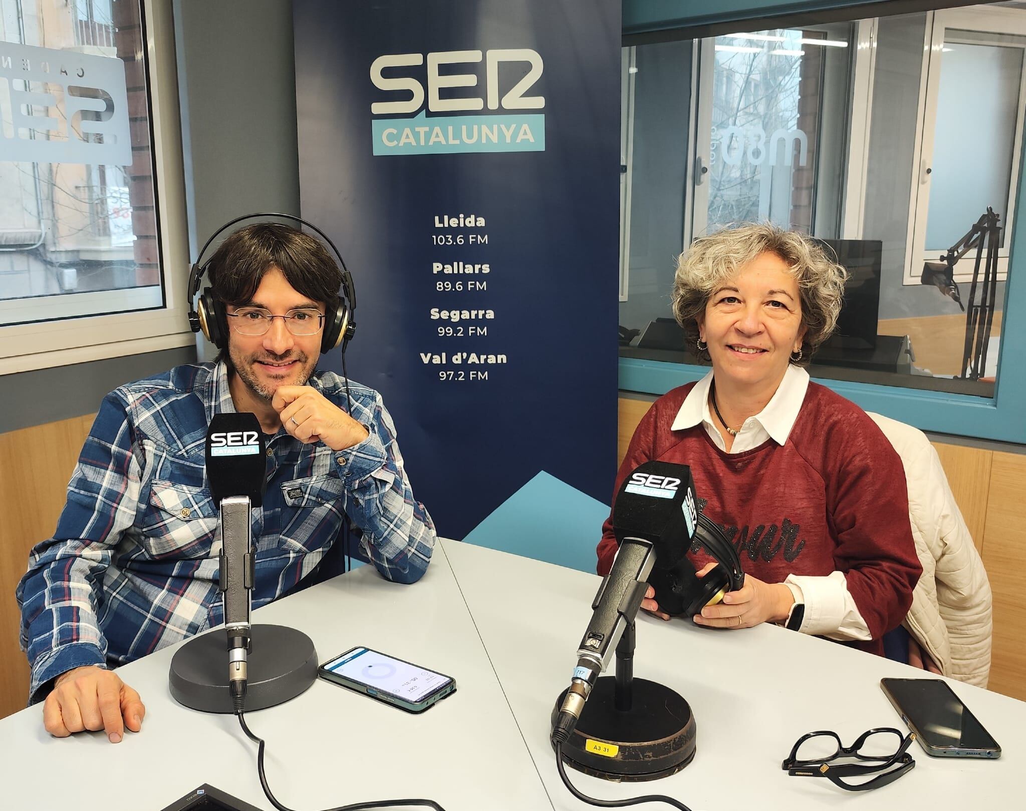 Francesc Balcells, alcalde del Palau d&#039;Anglesola i Mireia Burgués, alcaldessa d&#039;Àger.