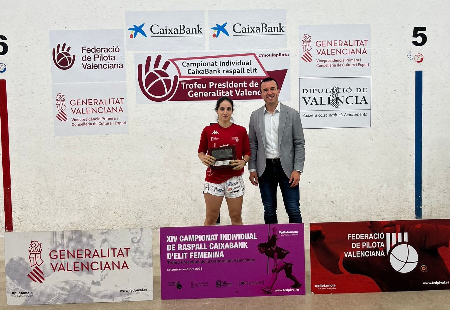 Victoria Díez amb el seu sisè campionat individual