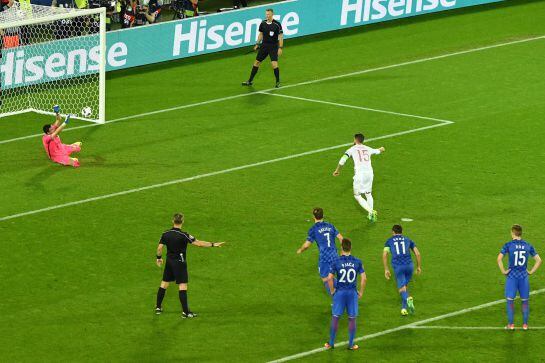 Ramos falló un penalti con 1-1 en el marcador.