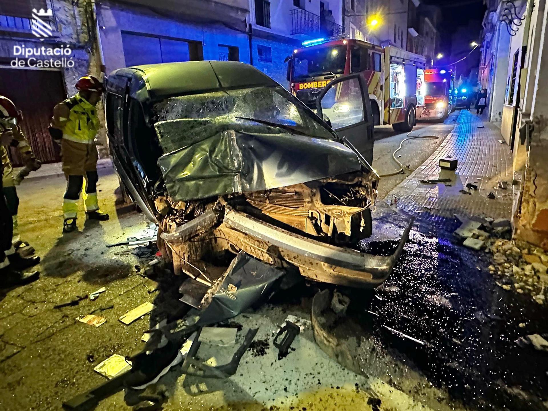 Accidente de tráfico en Jérica