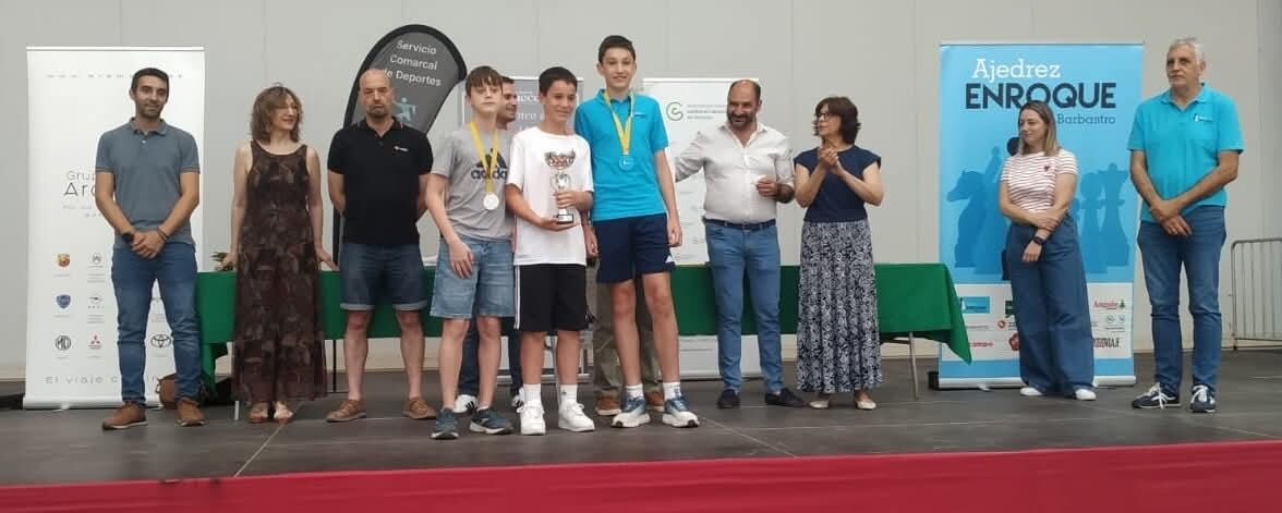 Torneo de ajedrez Memorial David Lafarga. Foto: Servicio Comarcal de Deportes de la Comarca de Somontano