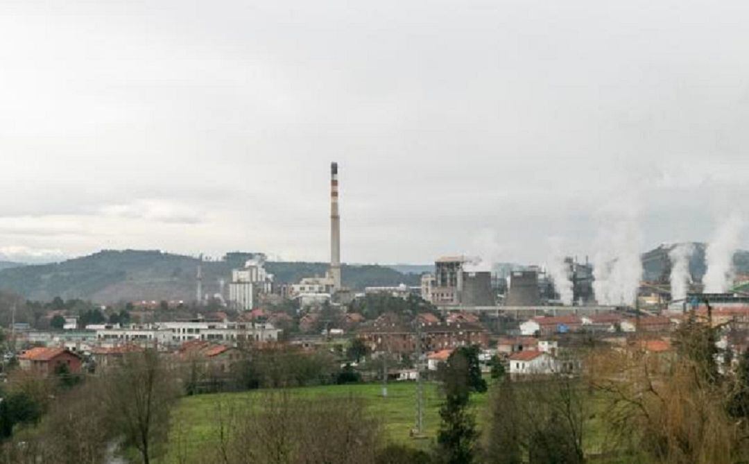 Vista de las instalaciones de Solvay.